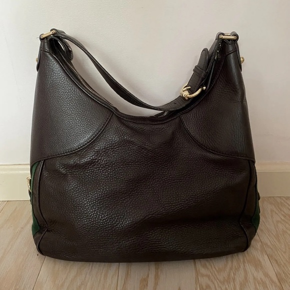 Beautiful Gucci Heritage Horsebit Hobo Bag Brown leather - Picture 4 of 14